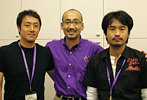 2007年ニュース/IDAのテクニシャンも参加。中央は IDA出身で、現在Dr.Crispinの片腕を務める技工士の藤田京介氏